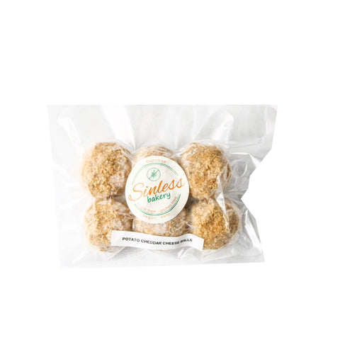 Sinless Bakery Frozen Potato Cheddar Cheese Balls 200g - QualityFood