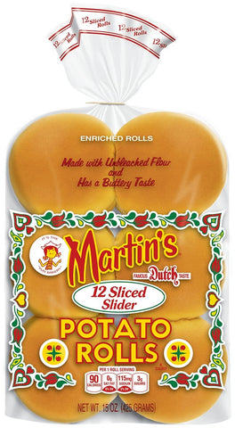 Sliced Potato Rolls - 3 inches - Frozen - QualityFood