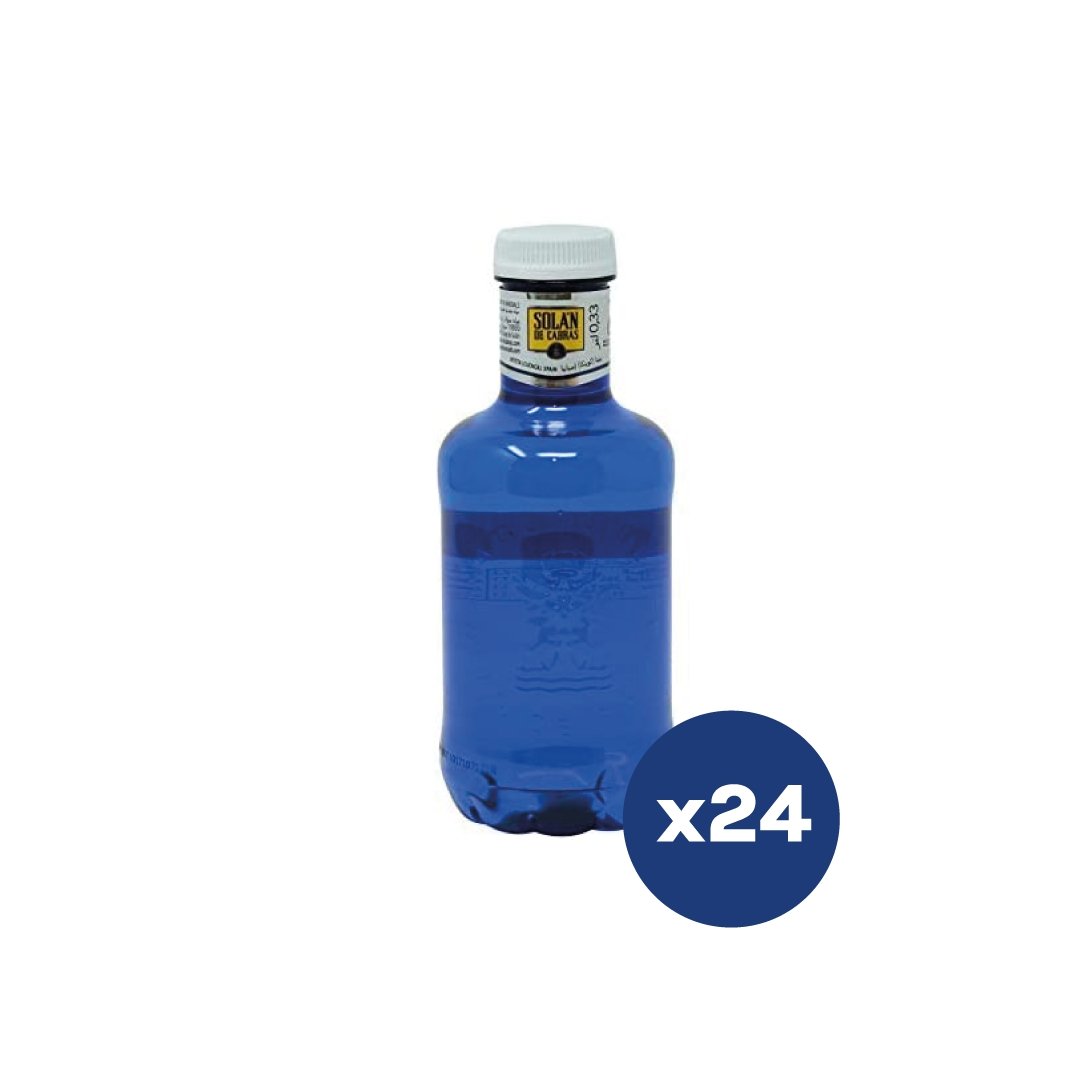 Buy Solan De Cabras Sparkling Water Glass Bottle 330ml