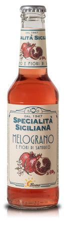 Specialita Siciliana Pomegranate & Elderberry Flowers Italian Soft Drink 275ml - QualityFood