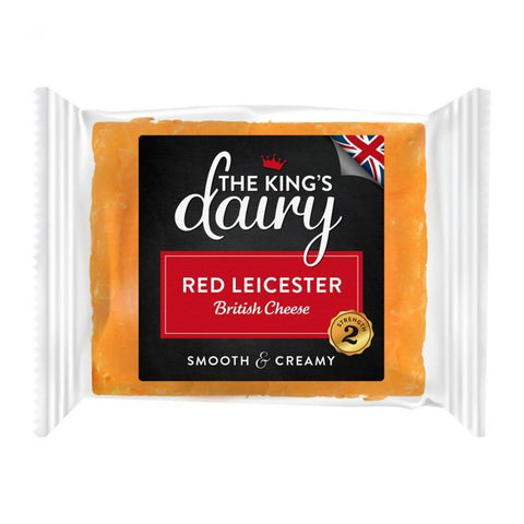 The King's Dairy Red Leicester Cheese 200g - QualityFood