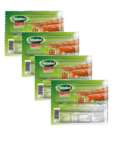 Turkey Frankfurter Sausage 4X100g - QualityFood
