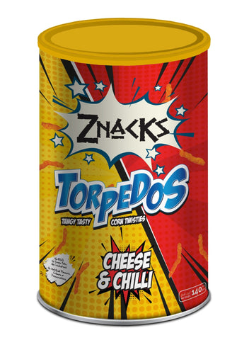 Znacks Torpedos - Cheese & Chilli 140g - QualityFood