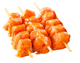 3 Skewers Chicken Marinated Sweet Chili Sauce 300g