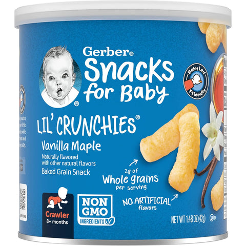 Gerber Lil Crunchies Vanilla Maple 42g