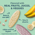 Gerber Organic Gentle Teething Wafers, Mango Banana Carrot, for 7 Months Baby 48g - image 2
