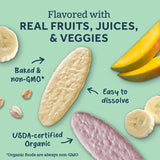 Gerber Organic Gentle Teething Wafers, Mango Banana Carrot, for 7 Months Baby 48g - image 2