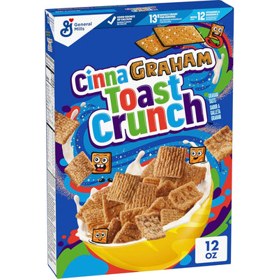 General Mills Cinna Graham Toast Crunch 12 Oz