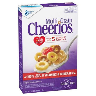 General Mills Multi Grain Cheerios Cereal Large 12 Oz