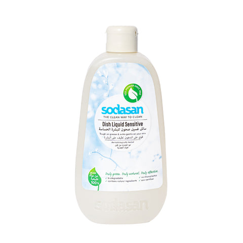 Sodasan 100% Natural Dish Liquid Sensitive 500ml