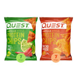 Quest Tortilla Style 18-20g Protein Chip Variety Pack 32g (Chili Lime and Nacho Cheese) 14 Pieces - image 3