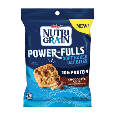Nutri Grain Power Fulls Soft Baked Oat Bites Chocolate Chip 64g