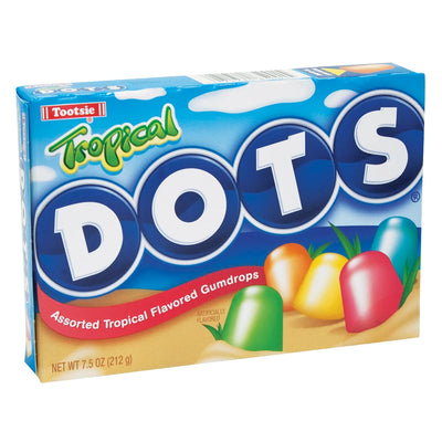 Dots Assorted Tropical Flavored  Gumdrops 212g