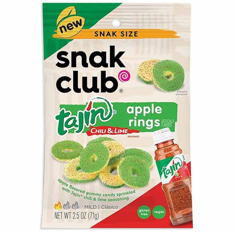 Snak Club Tajin Apple Rings 71g