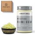 Awafi Mill Mastika Rumi | Mastic Chewing Gum - Bottle of 100g