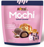 Royal Family Vegan Mochi Salted Caramel Flavor Creme Wrapped in Sweet Rice Dough 120g