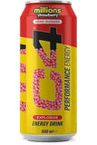 Cellucor C4 Original Carbonated Energy Drink, Millions Strawberry, 500ml (Pack of 12)