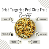 Awafi Mill Dried Tangerine Peel Strip Orange Peel Bottle of 100g