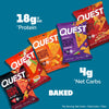 Quest Tortilla Style Protein Chips , Nacho Cheese, Pizza , Load Taco, Hot & Spicy & Buffalo Ranch Variety Pack 6.4Kg