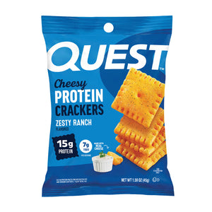 Quest Cheesy 10g Protein Ranch & Cheddar Crackers 30g