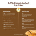 Belvita Sandwich Breakfast Biscuits, Dark Chocolate Creme 50g