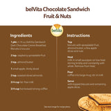 Belvita Sandwich Breakfast Biscuits, Dark Chocolate Creme - 1.25kg (25 Packs of 2)
