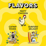 Temptations Cat Treats Variety Pack with Tasty Chicken Flavor, Catnip Fever, & Surfers' Delight - 1.36kg - image 5