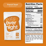 Oats Overnight High Protein Oatmeal Shakes Variety Pack, 20g Protein – 8 Pack (Includes Shaker Bottle)