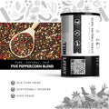AWAFI MILL Five Peppercorn Mix 100g | Black, White, Green, Pink & All spice