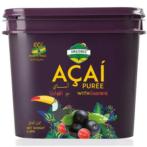 Acai Puree All Natural - Frozen 3.2 KG bucket