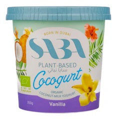Organic Vegan SABA Vanilla Yoghurt 350g