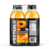 Protein2O Protein Hydration Drink With Electrolytes, Orange Mango 500 ml (Pack of 4)