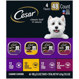Cesar Classic Loaf in Sauce Wet Dog Food Variety Pack 100g (48pk) - image 2