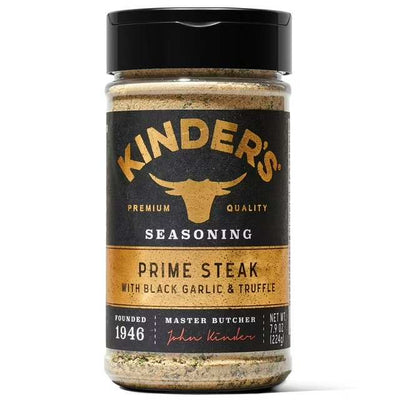 Kinder's Prime Steak with Black Garlic and Truffle Seasoning - 224g