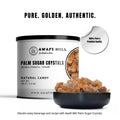 AWAFI MILL Palm Sugar Crystals 100g | Palm Candy | Panam Kalkandu