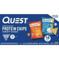 Quest Tortilla Style 18-19g Protein Chip Variety Pack, Nacho Cheese & Ranch, 32g (14 pk)