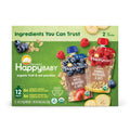 HappyBABY Organics Clearly Crafted Fruit & Oat Pouches Variety Pack, 113g (12pc) - image 8