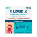 Liquid I.V. Hydration Multiplier Sugar-Free Electrolyte Powder Variety Pack, White Peach and Strawberry Watermelon - 390g (30 pk)