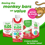 Orgain Kids 8g Protein Organic Nutrition Shake, Strawberry 237ml (18 pk) - image 4