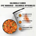 AWAFI MILL Calendula Flowers 100g | Pot Marigold | Calendula officinalis