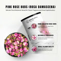 AWAFI MILL Pink Rose Buds 100g | Gulab Kali | Mei Gui Hua | Rosa rugosa