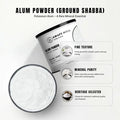 AWAFI MILL Alum Powder 100g | Phitkari | Shabb | Mineral Crystal Powder