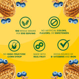 Belvita Crunchy Breakfast Biscuits, Blueberry - 1.25 kg (25 Packs of 4)