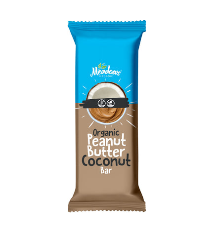 Organic & Gluten Free Peanut Butter Coconut Bar 40g