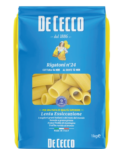 De Cecco Rigatoni N.24 Pasta 1Kg