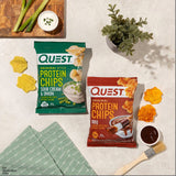 Quest Protein Chips, BBQ and Sour Cream Onion Variety Pack - 32g (14 ct) - image 4