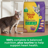 Meow Mix Original Choice Flavor Adult Dry Cat Food, Heart Healthy & Oral Care Formula - 14.5 kg (XXL) - image 3