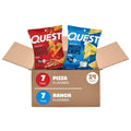 Quest Tortilla-Style 18-20g Protein Chips, Pizza and Ranch Variety Pack (14 ct)