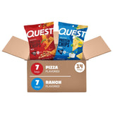 Quest Tortilla-Style 18-20g Protein Chips, Pizza and Ranch Variety Pack (14 ct)