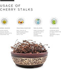 AWAFI MILL Dried Cherry Stalks Prunus avium Stem - 100 g | 3.5 Oz - image 2